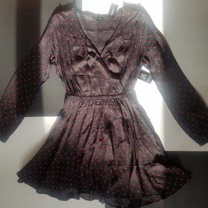 Express Polka Dot Dress